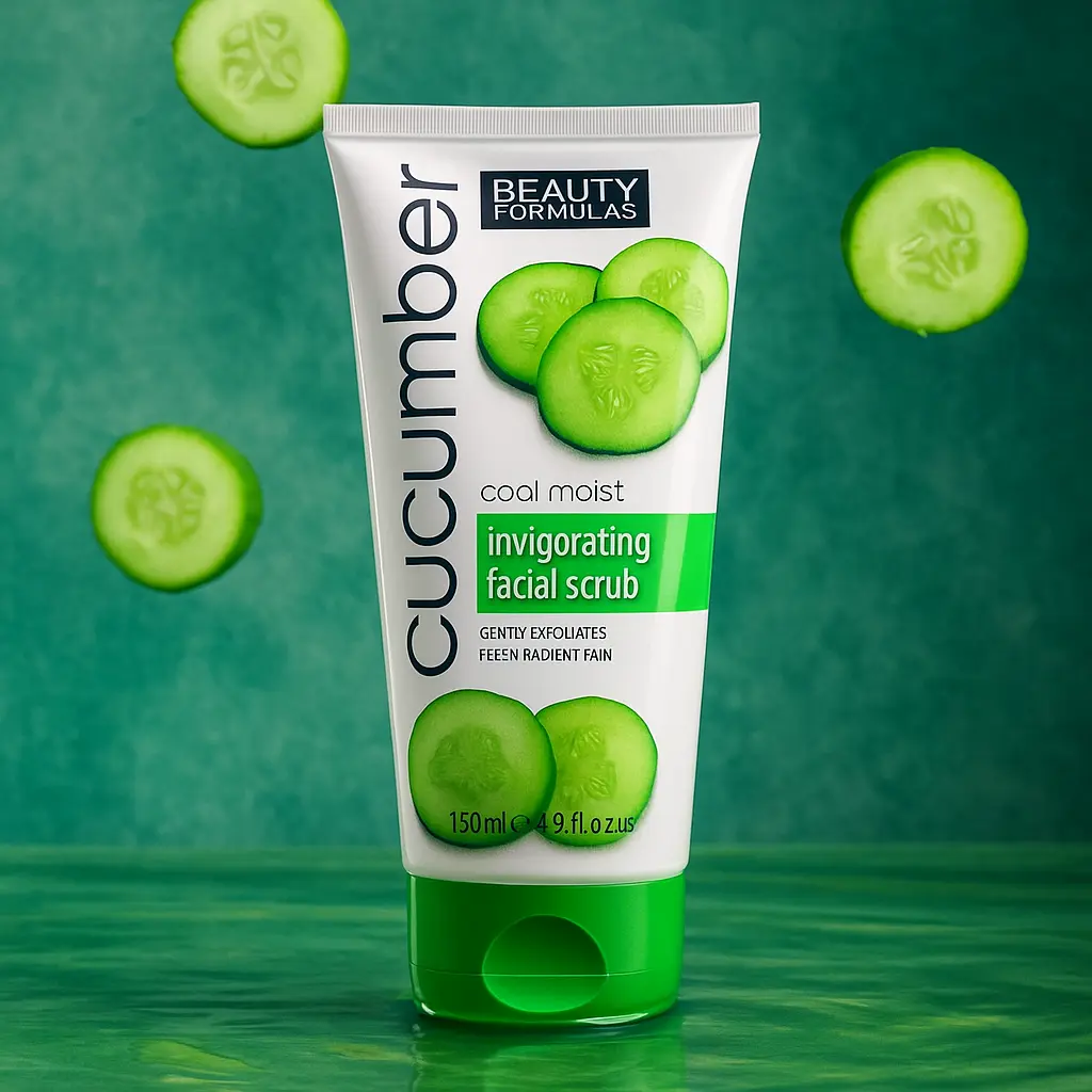 Beauty Formulas Gommage facial revigorant au concombre 150 Ml PURITY PLUS