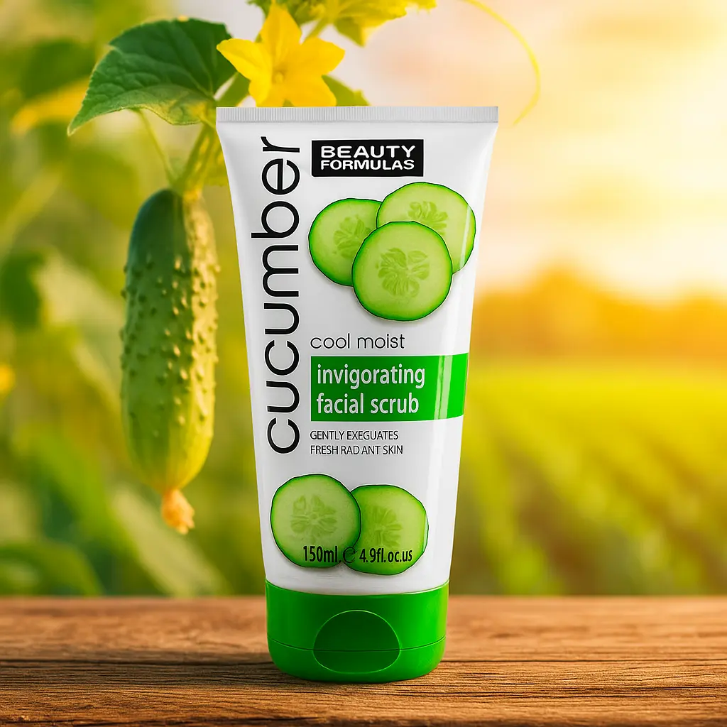 Beauty Formulas Gommage facial revigorant au concombre 150 Ml PURITY PLUS