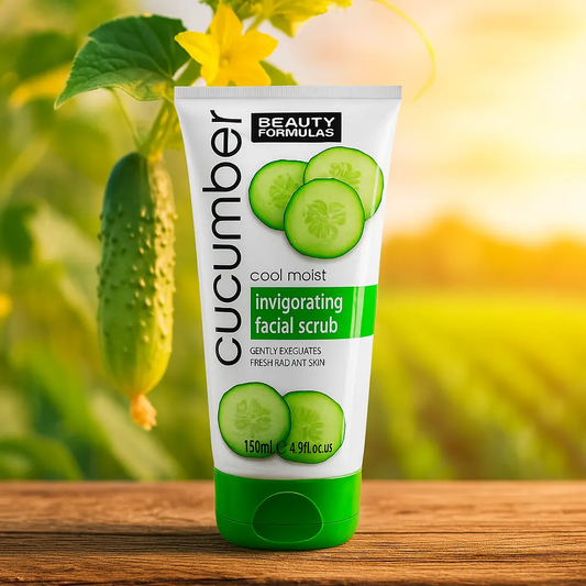 Beauty Formulas Gommage facial revigorant au concombre 150 Ml PURITY PLUS