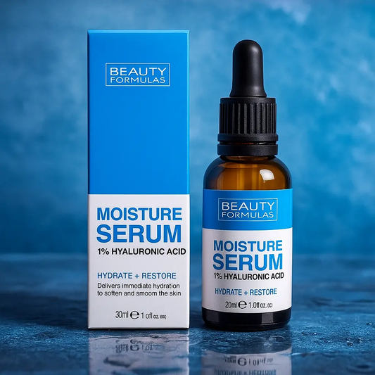 Beauty Formulas Moisture Sérum visage à l'acide hyaluronique 1 % - 30 ml BEAUTY FORMULAS