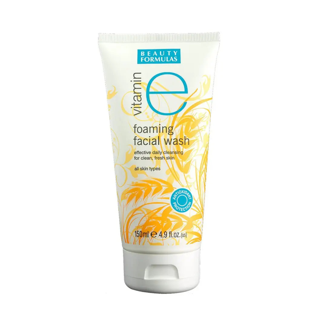 Beauty Formulas Nettoyant moussant pour le visage à la vitamine E 150 ml BEAUTY FORMULAS