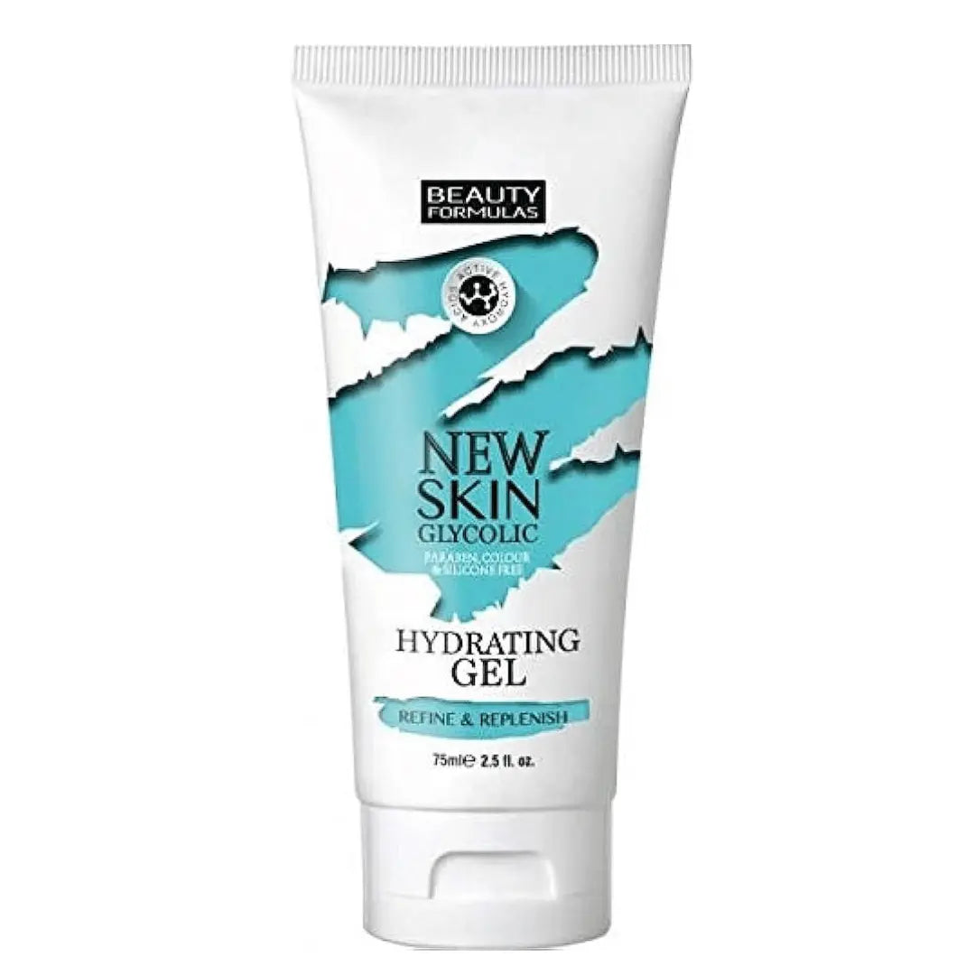 Beauty Formulas New Skin Glycolic Gel hydratant hydratant sans silicone, 75 ml BEAUTY FORMULAS