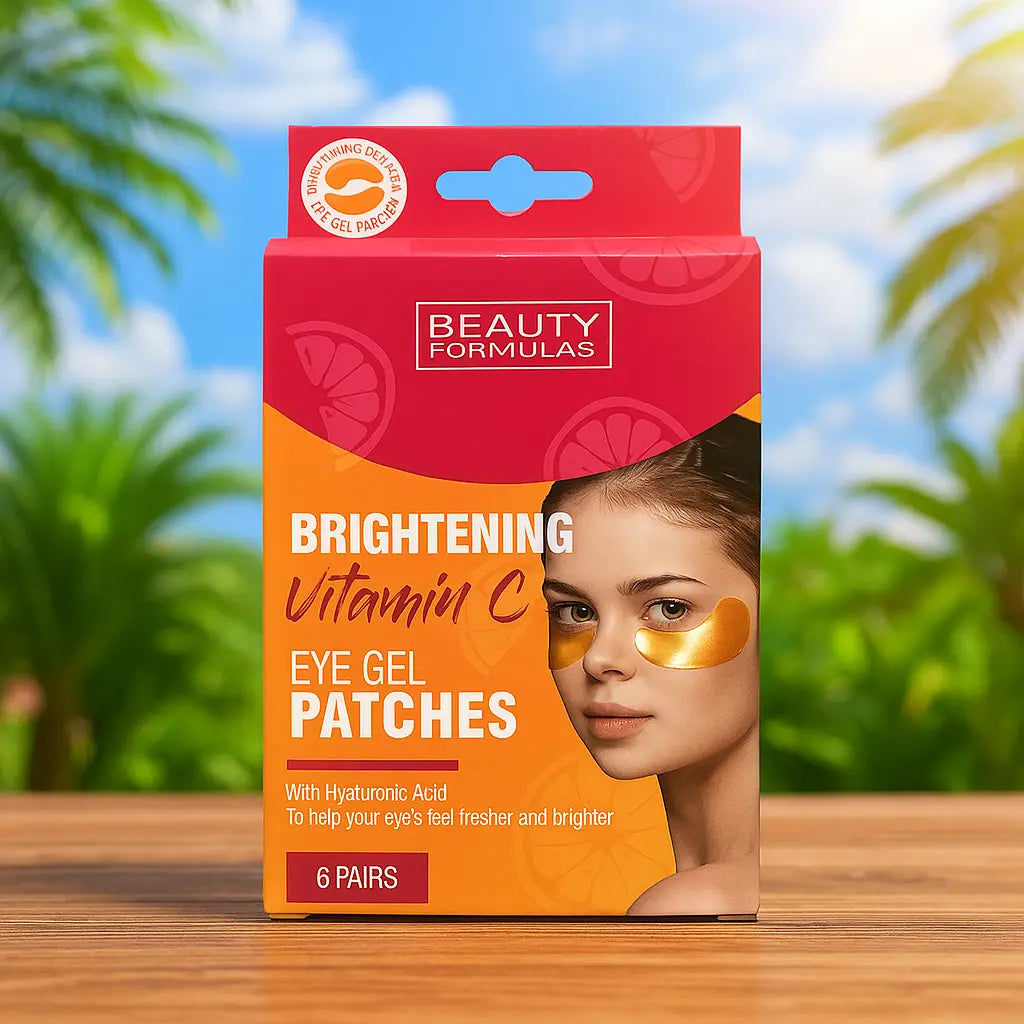 Beauty Formulas Patchs de gel éclaircissant pour les yeux à la vitamine C, 6 paires BEAUTY FORMULAS