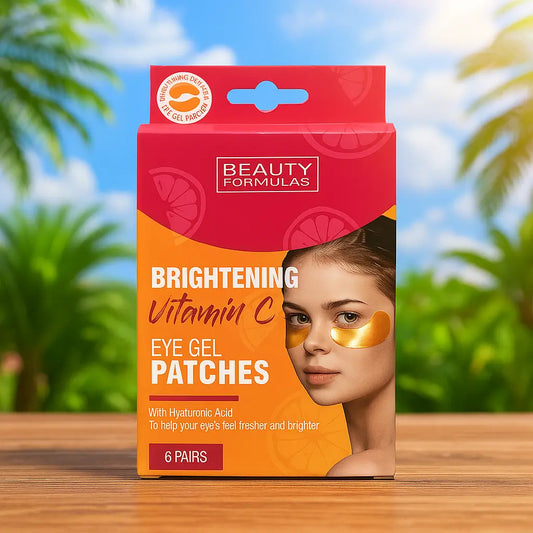 Beauty Formulas Patchs de gel éclaircissant pour les yeux à la vitamine C, 6 paires BEAUTY FORMULAS