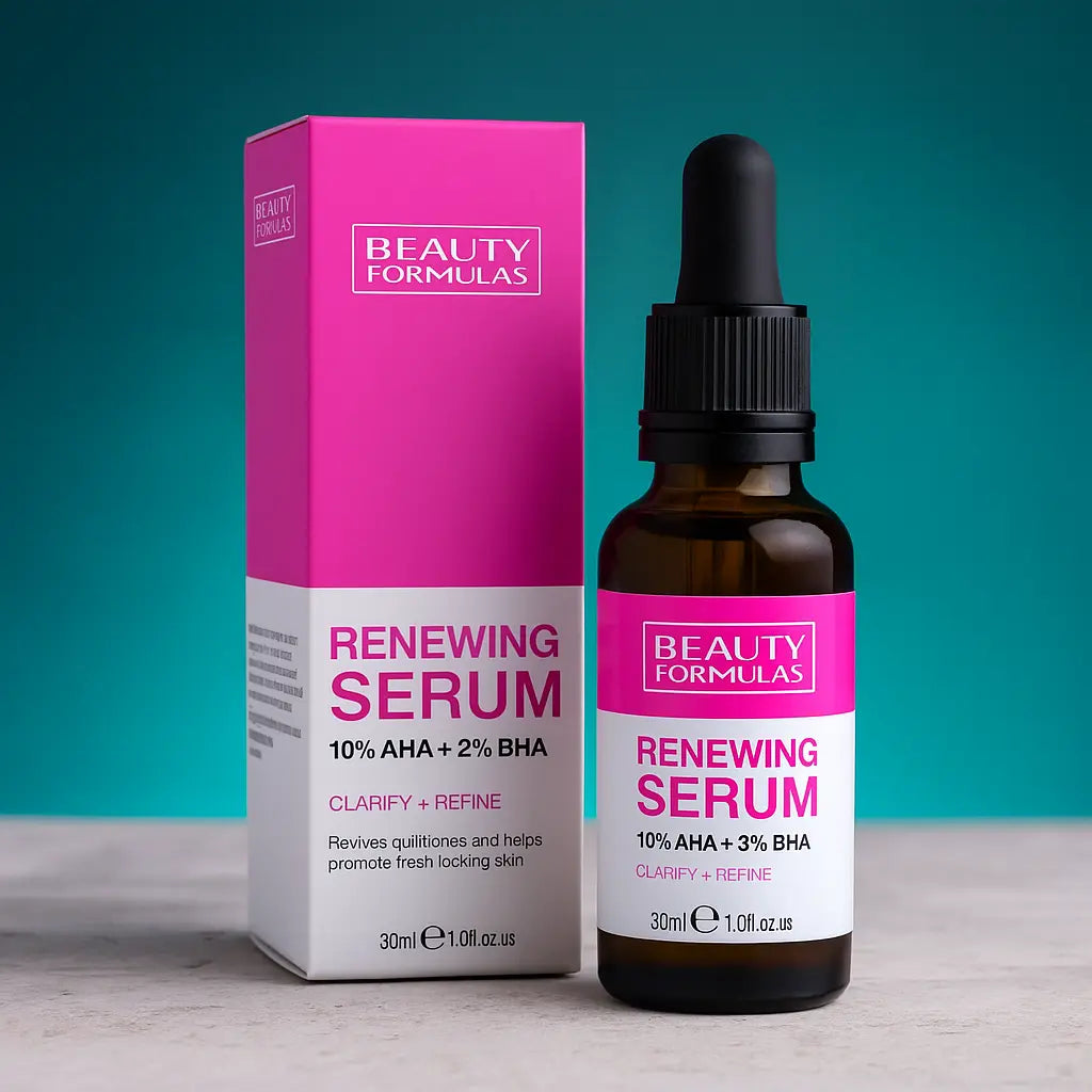 Beauty Formulas Sérum Visage Régénérant 10% AHA + 2% BHA - 30ml BEAUTY FORMULAS