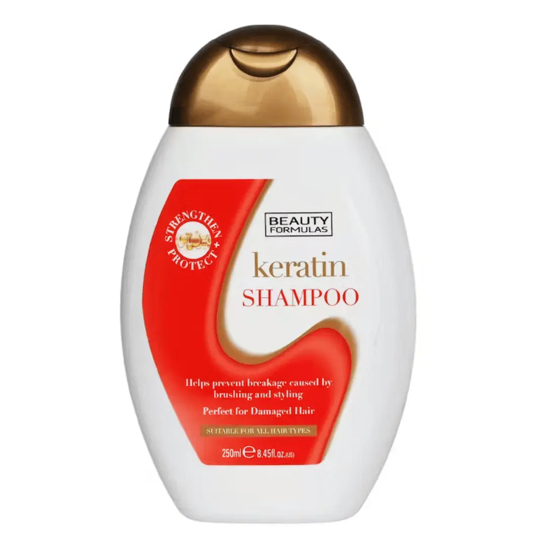 Beauty Formulas - Shampoing à la kératine - Cheveux fins 250 ml BEAUTY FORMULAS