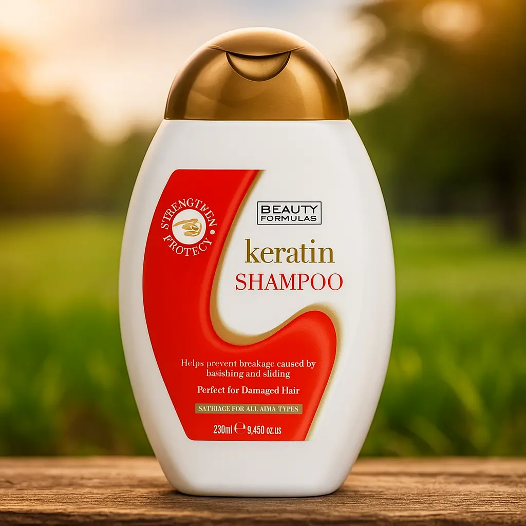 Beauty Formulas - Shampoing à la kératine - Cheveux fins 250 ml BEAUTY FORMULAS