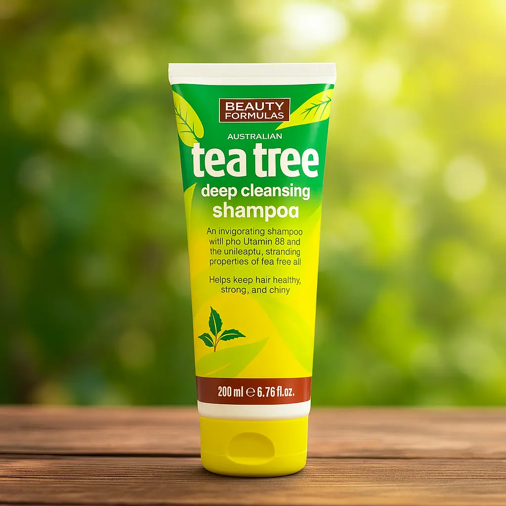 Beauty Formulas Shampoing profond à l'arbre à thé 200 ml BEAUTY FORMULAS