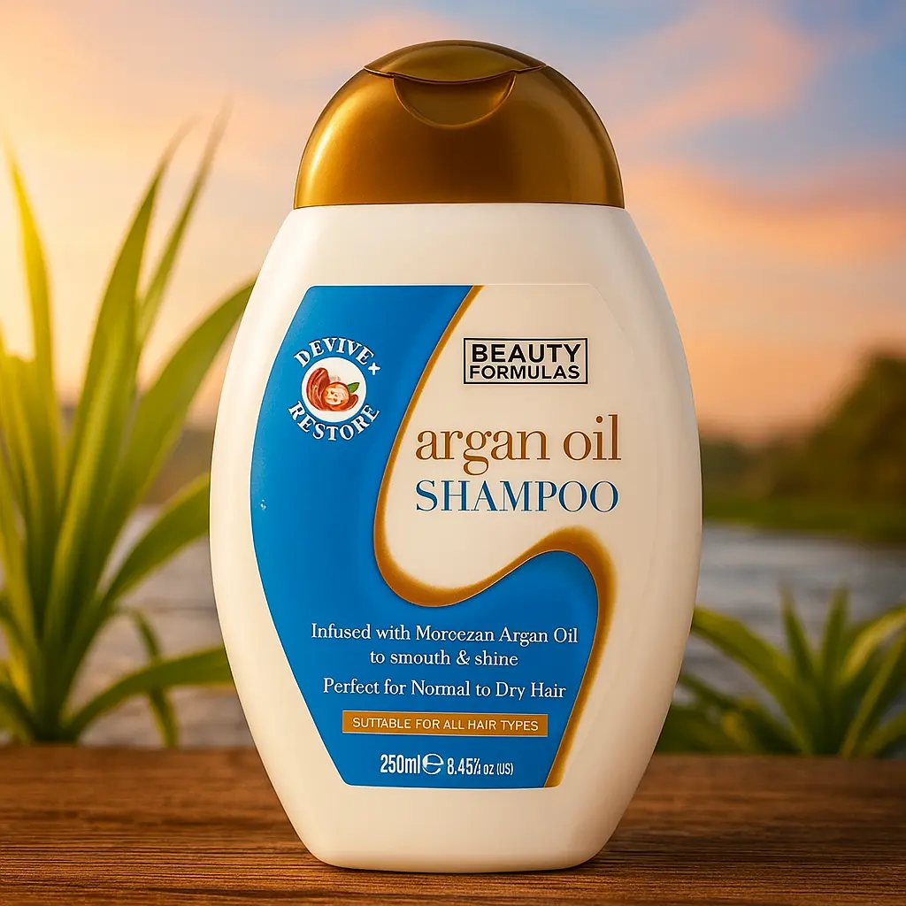 Beauty Formulas - Shampooing à l'huile d'argan -  250 ml BEAUTY FORMULAS
