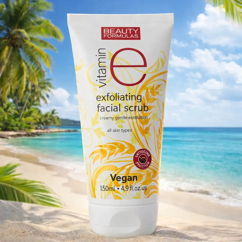 Beauty Formulas –  Gommage Visage Exfoliant à la Vitamine E – 150 ml BEAUTY FORMULAS