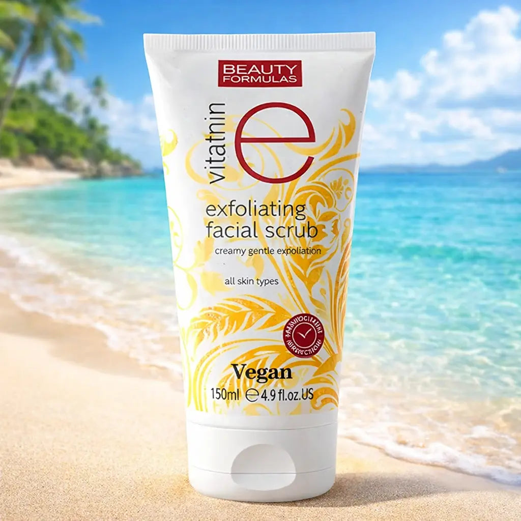 Beauty Formulas –  Gommage Visage Exfoliant à la Vitamine E – 150 ml BEAUTY FORMULAS