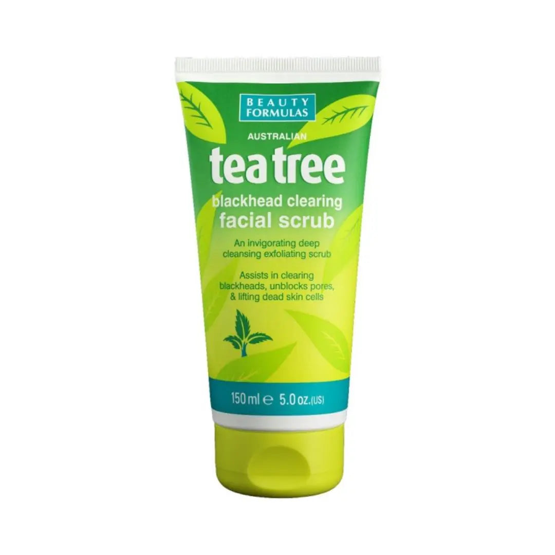 Beauty Formulas gommage A base de Tea Tree 150 Ml BEAUTY FORMULAS