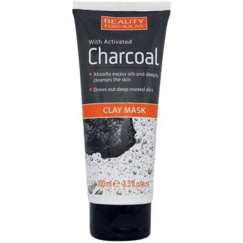 Beauty formulas Masques  d'argile  au charbon 100 ML BEAUTY FORMULAS