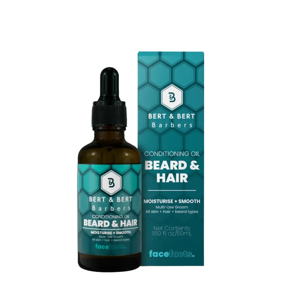 Bert & Bert Huile pour barbe et cheveux pour hommes 50 Ml BERT & BERT