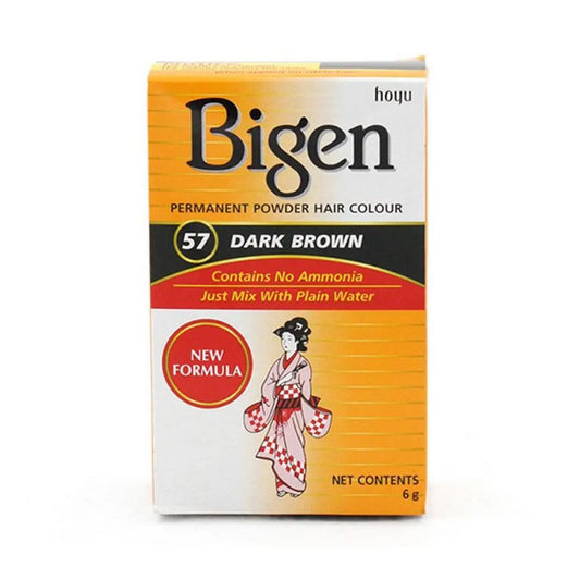 Bigen Coloration permanente pour cheveux Dark Brown 57 6g BIGEN