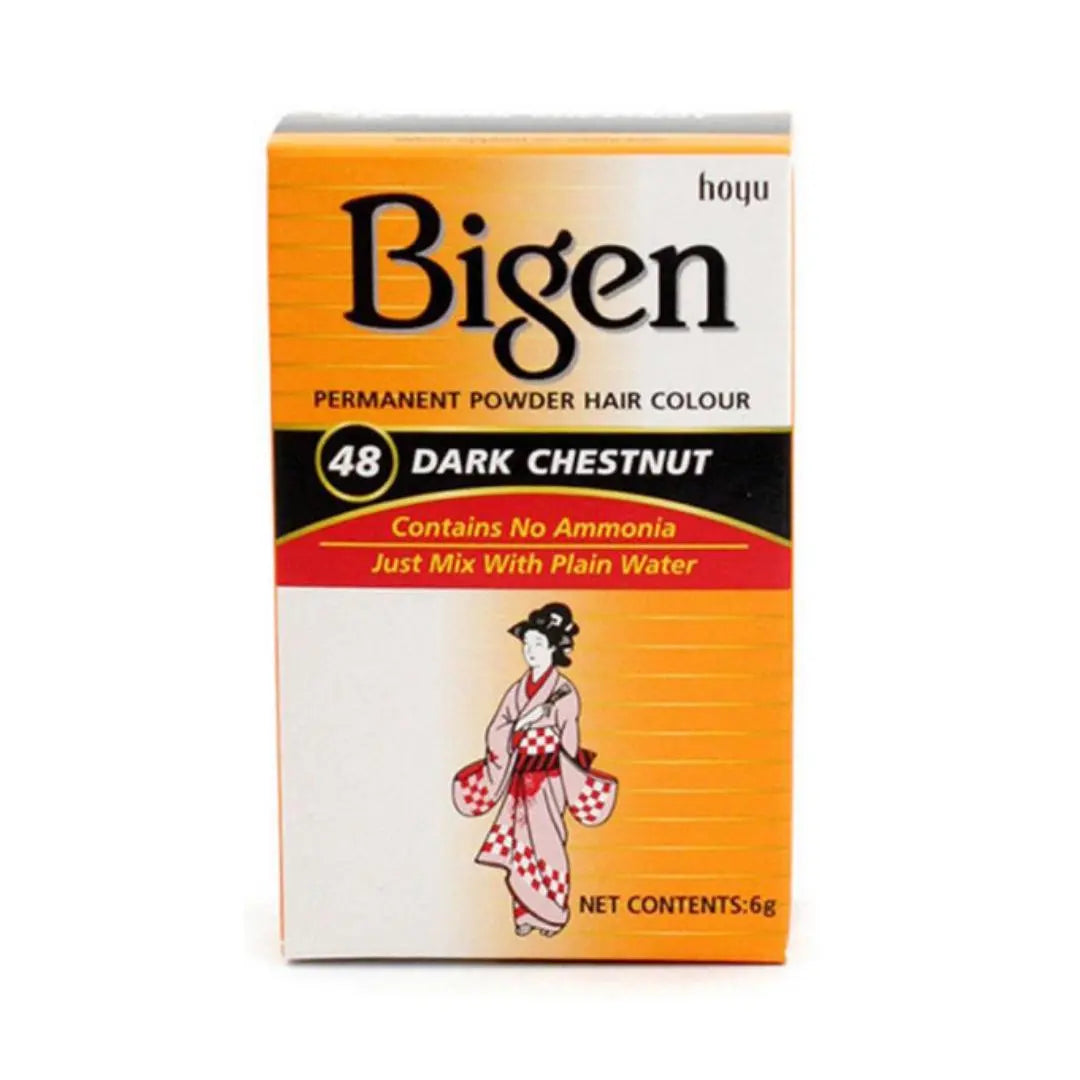 Bigen Coloration permanente pour cheveux Dark Chestnut 6g BIGEN