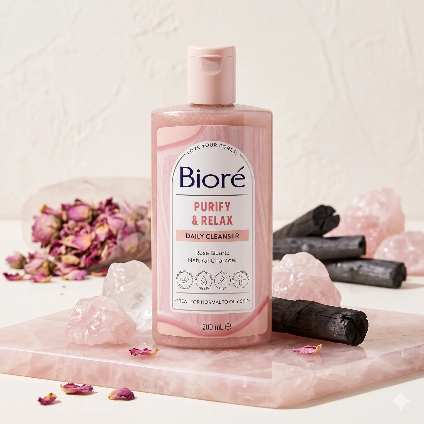 Nettoyant Visage Bioré Purify & Relax — 200 ml