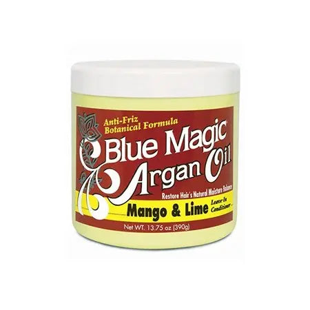 Blue Magic Argan Oil Mango and Lime Leave-In Hair Conditioner 390g BLUE MAGIC