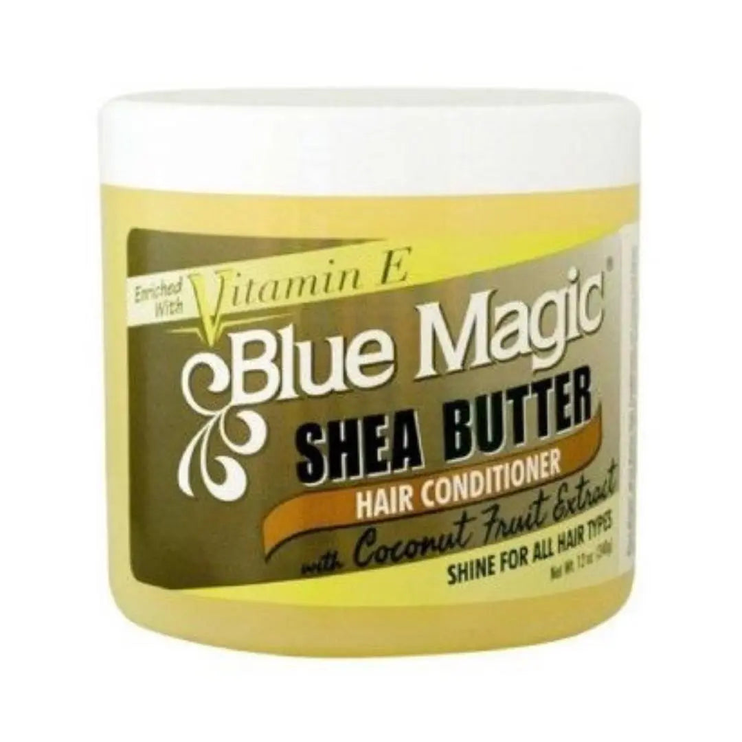 Blue Magic Shea Butter Hair Conditioner Enriched with Vitamin E 12 oz BLUE MAGIC