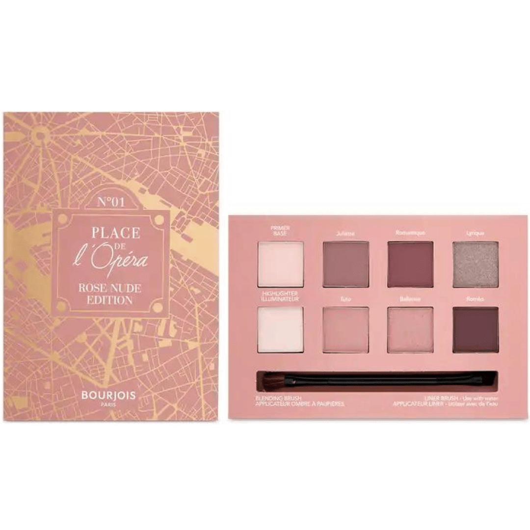 Bourjois Place De L'opera 4 In 1 Eyeshadow Palette 01 Rose Nude Edition BOURJOIS