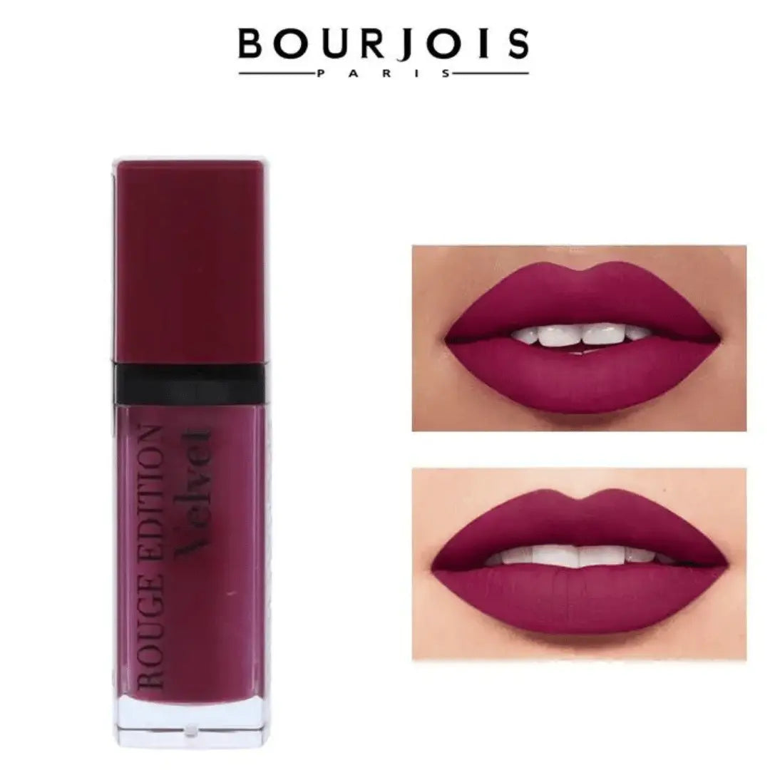 Bourjois Rouge Edition Velvet Liquid Rouge a Levres 14 Plum Plum Girl Purples, 6.7ml BOURJOIS