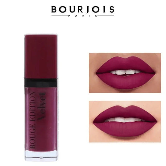 Bourjois Rouge Edition Velvet Liquid Rouge a Levres 14 Plum Plum Girl Purples, 6.7ml BOURJOIS