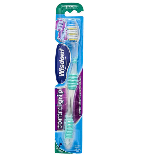 Brosse à dents Wisdom Control Grip Firm green WISDOM