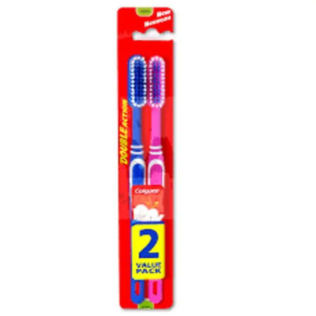 Brosse à dents double action COLGATE X 2 COLGATE