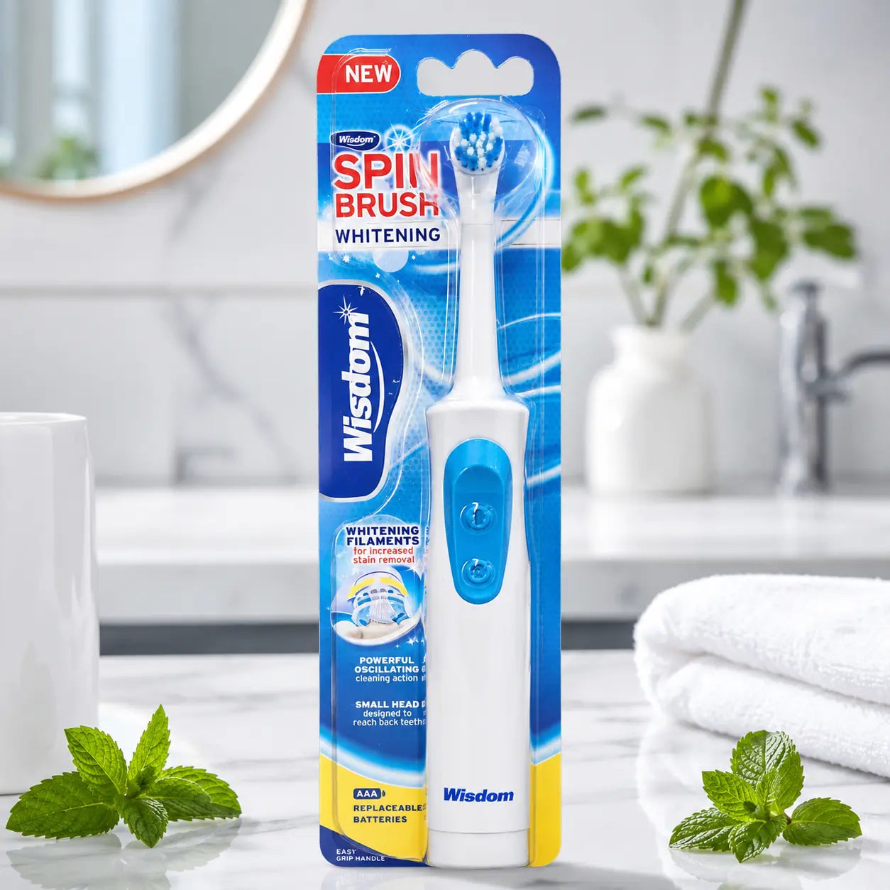 Brosse à dents électrique Wisdom Spin Brush Whitening