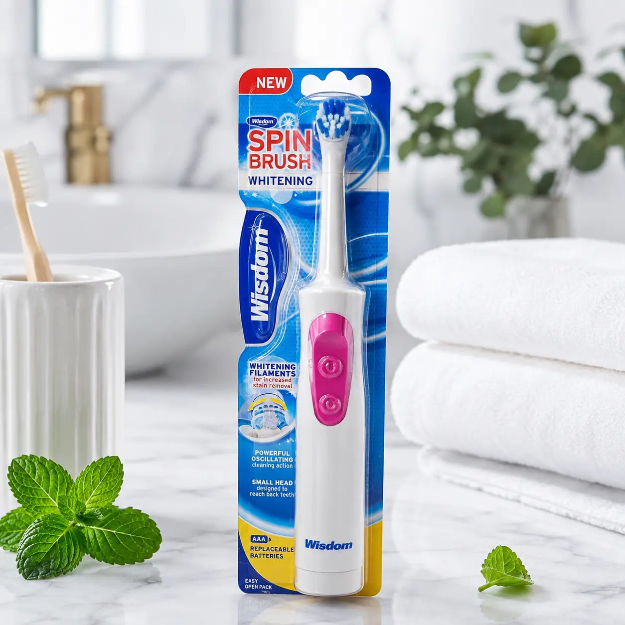 Brosse à dents électrique Wisdom Spin Brush Whitening
