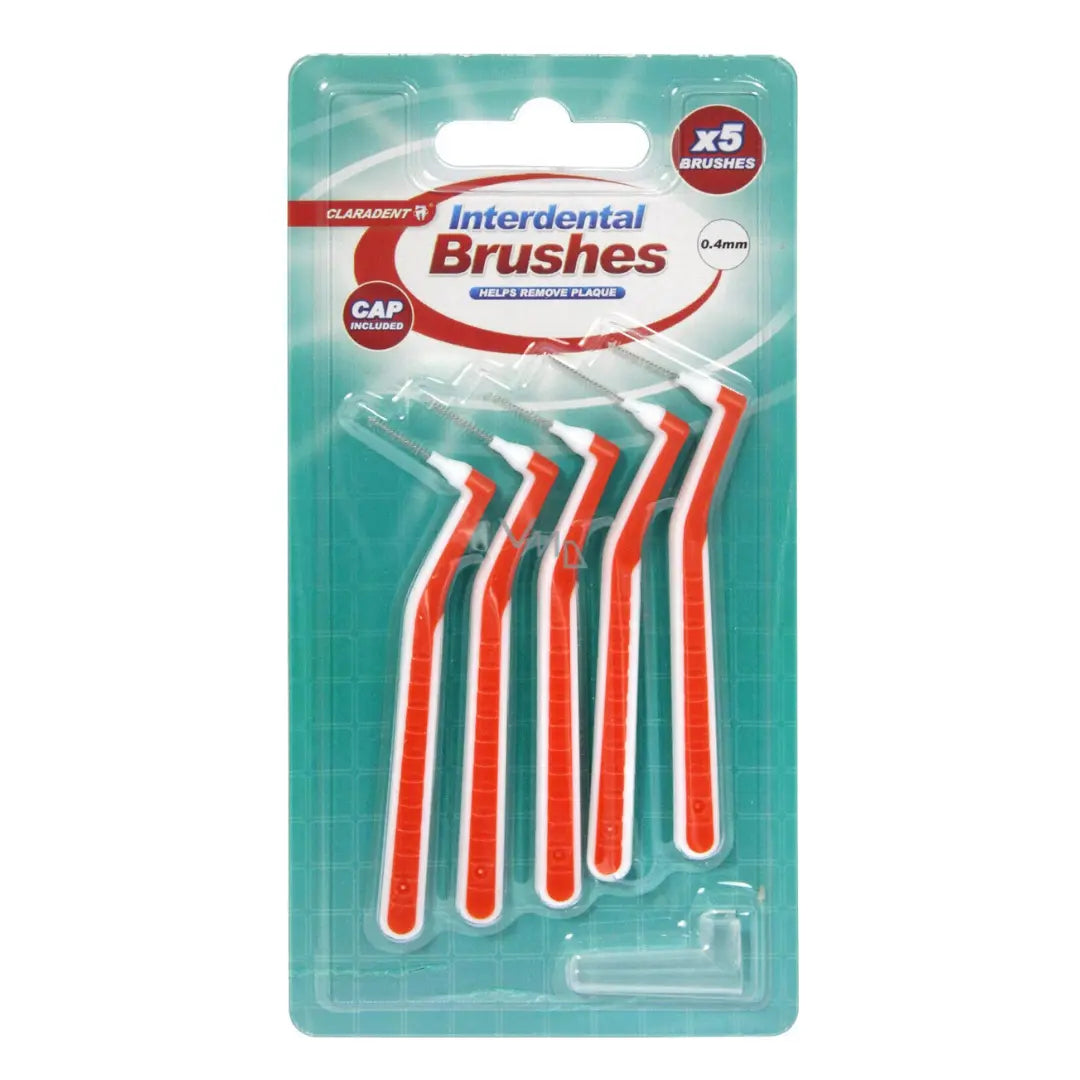 Brosses interdentaires Claradent 5 pièces DENTIPLUS