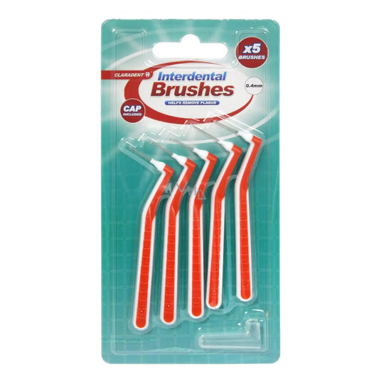 Brosses interdentaires Claradent 5 pièces DENTIPLUS