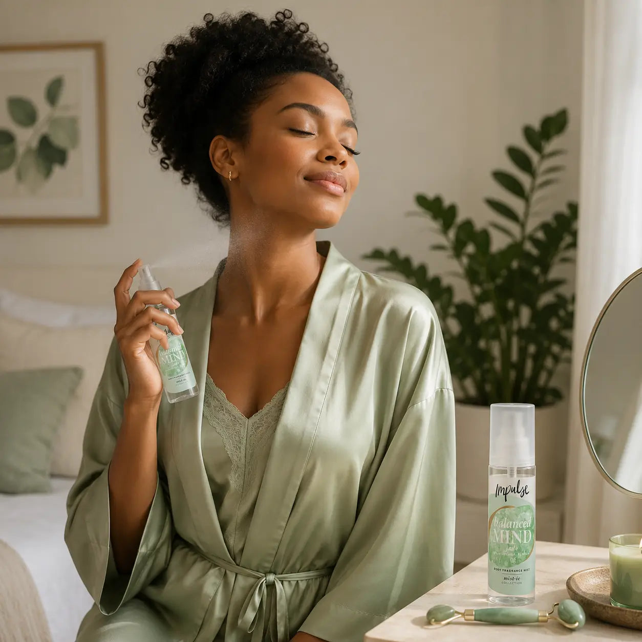 Brume Parfumée Corps Impulse Balanced Mind Jade — Poire, Jasmin, Vanille