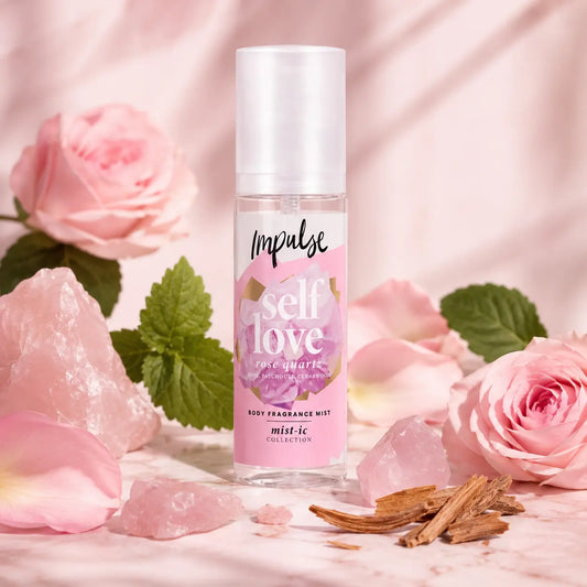 Brume Parfumée Corps Impulse Self Love Rose Quartz — Rose, Patchouli, Cèdre
