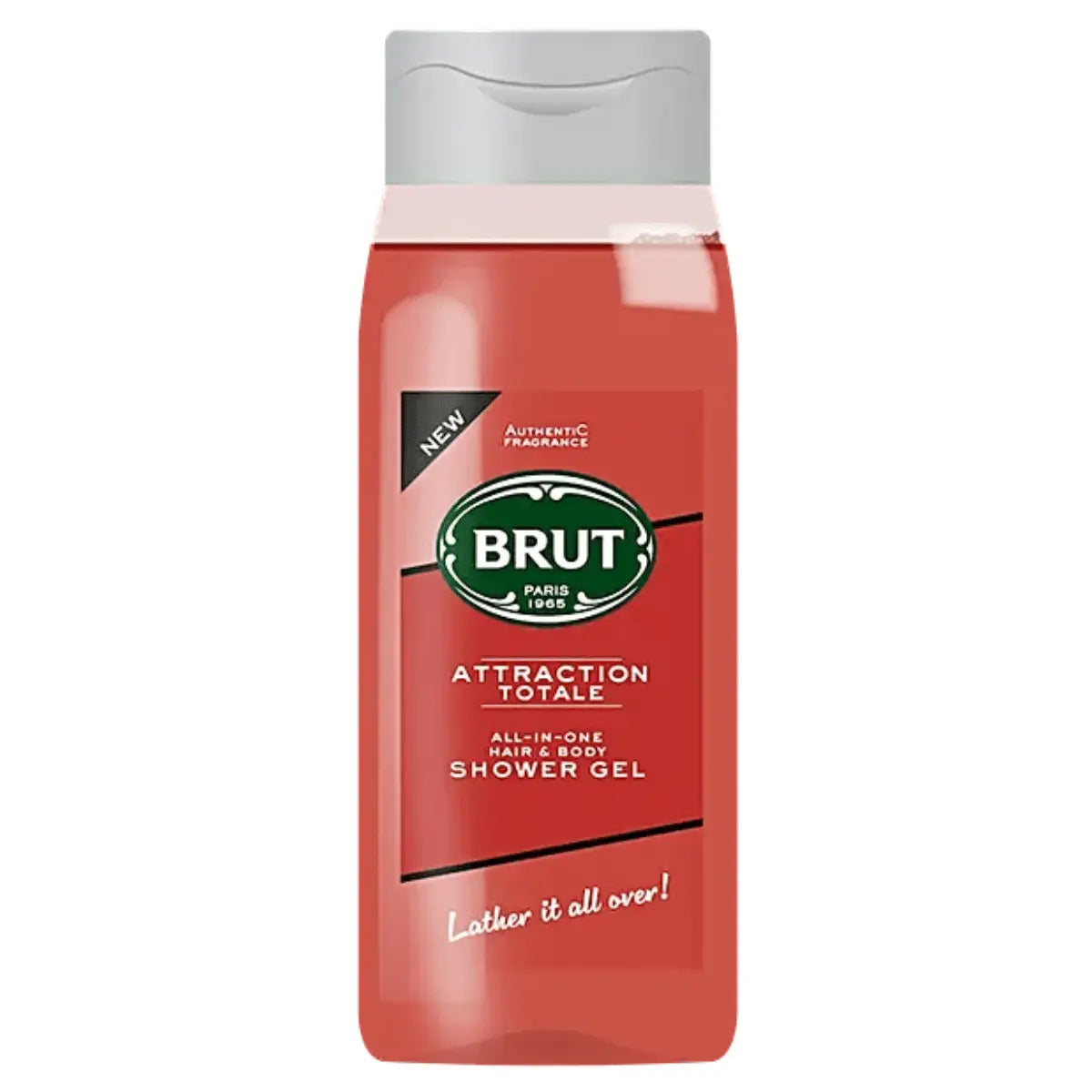 Brut Attraction Total Gel douche tout-en-un cheveux et corps - Pour homme, 500 ml BRUT