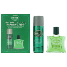Charger l'image dans la galerie, Brut Coffret cadeau Original 2 pièces Après-rasage 100 ml et Déodorant spray 200 ml BRUT