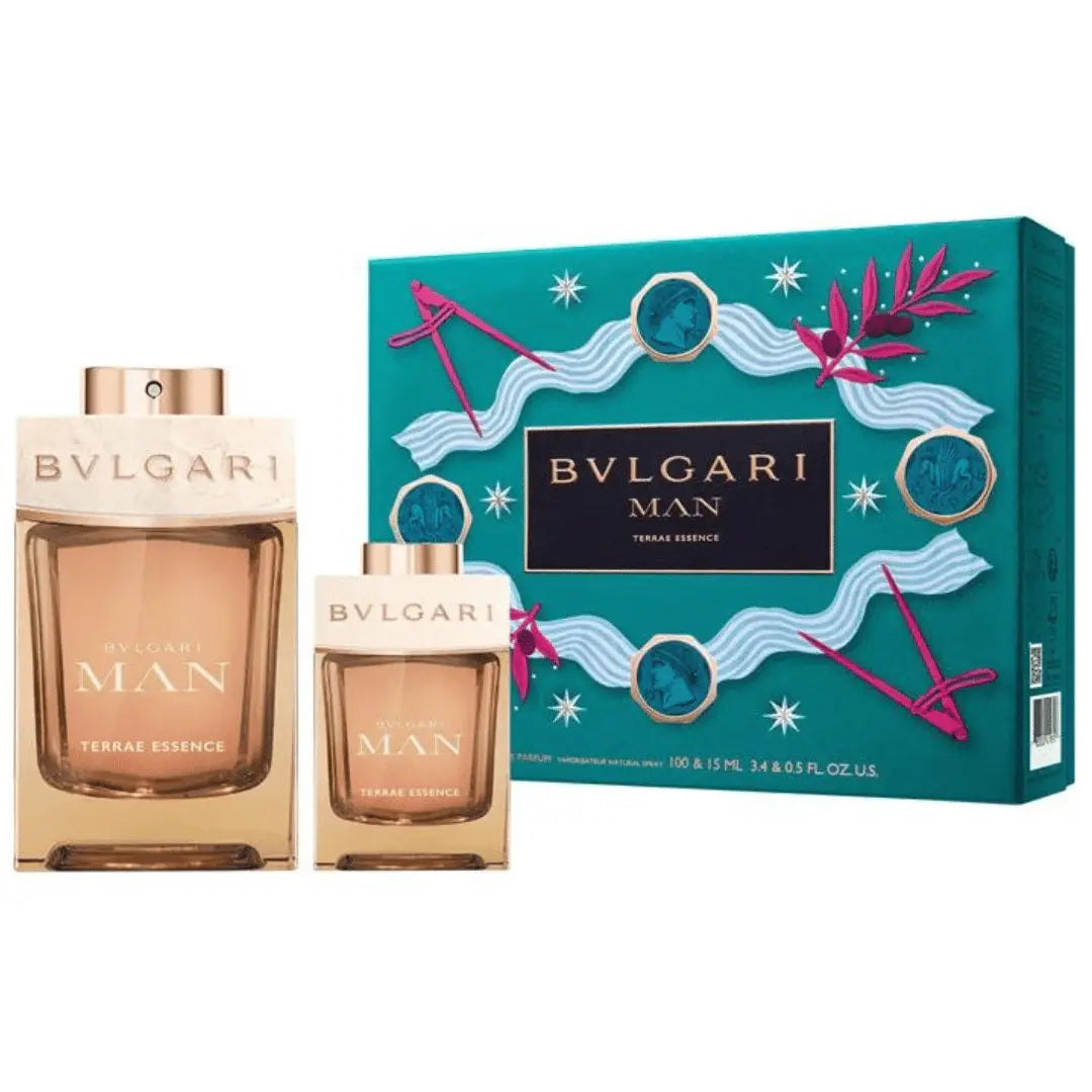 Bulgari Man Terrae Essence 100ml Eau De Parfum Spray / 15ml Eau De Parfum Spray BVLGARI