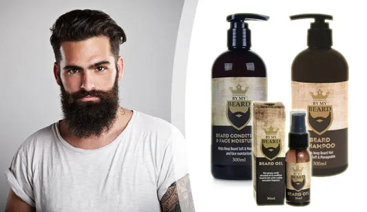 By My Beard Shampoing + demelant pour barbe + Huile  300ml By My Beard