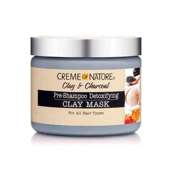 Creme of Nature Masque Pré-Shampooing détoxifiant ARGILE/CHARBON 326g CREME OF NATURE