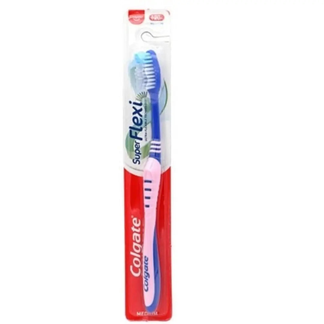 COLGATE Super Flexi  Medium  Brosse a Dent rouge orange (Copie) COLGATE