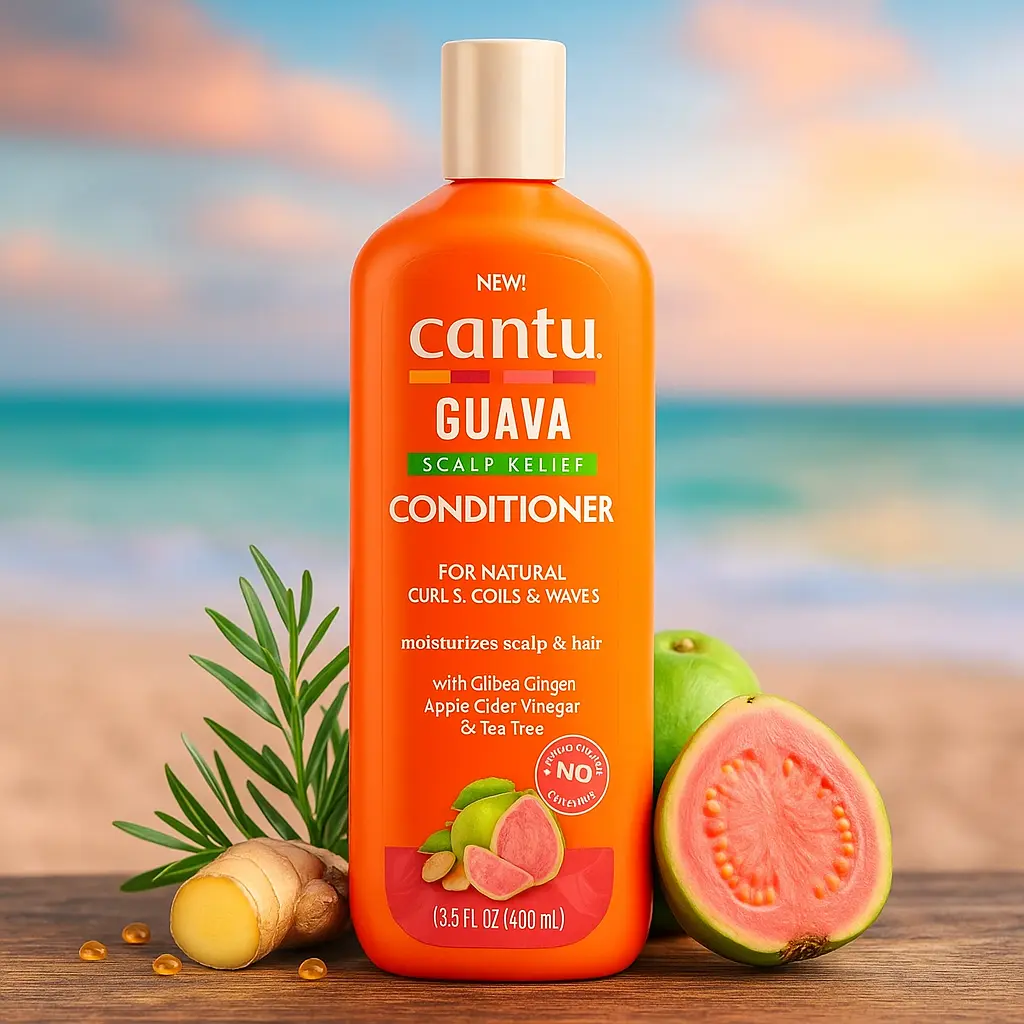 Cantu Conditioner pour soulager le cuir chevelu à la goyave et au gingembre 400 ml CANTU