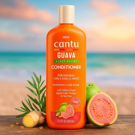 Cantu Conditioner pour soulager le cuir chevelu à la goyave et au gingembre 400 ml CANTU
