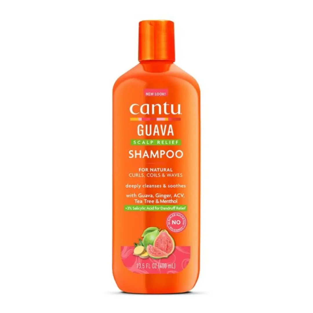 Cantu Guava Shampooing menthole pour boucles, bobines et vagues 400 ml CANTU