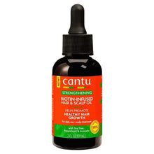 Charger l&#39;image dans la galerie, Cantu Huile Cheveux &amp; Cuir Chevelu infusée à la biotine 59ml CANTU
