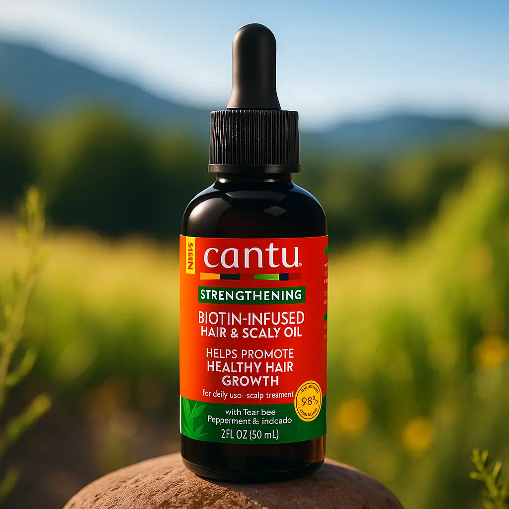 Cantu Huile Cheveux & Cuir Chevelu infusée à la biotine 59ml CANTU