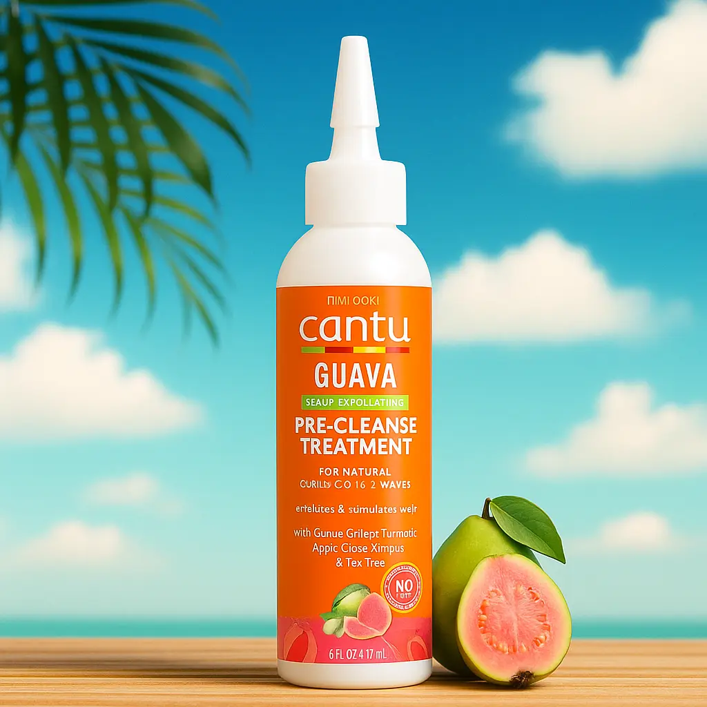 Cantu pré-nettoyant exfoliant pour cuir chevelu à la goyave et au gingembre 180 ml CANTU
