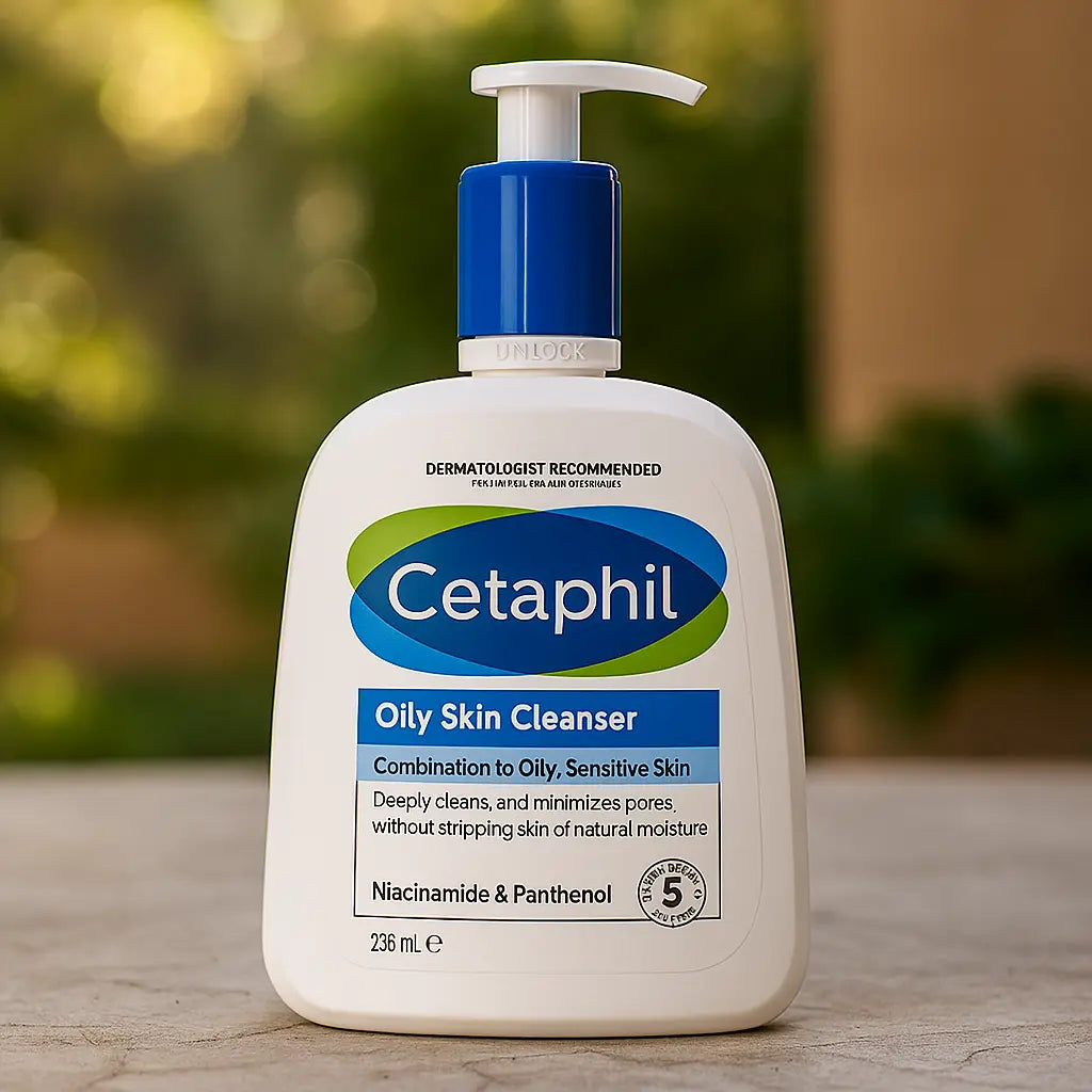 Cetaphil – Nettoyant pour peau grasse (236 ml) Cetaphil