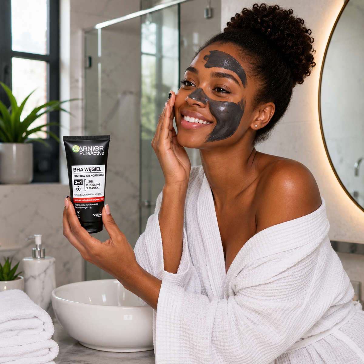 Masque Peel-Off Garnier Pure Active Charbon – 50 ml