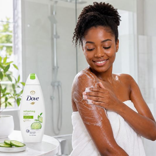Gel douche Dove Refreshing concombre et thé vert — 750 ml