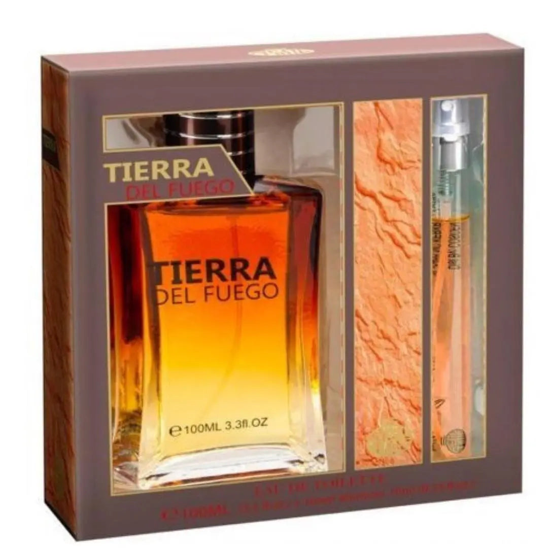 Coffret Tierra Del Fuego Homme Eau de Toilette  100Ml + 10 M REAL TEAM